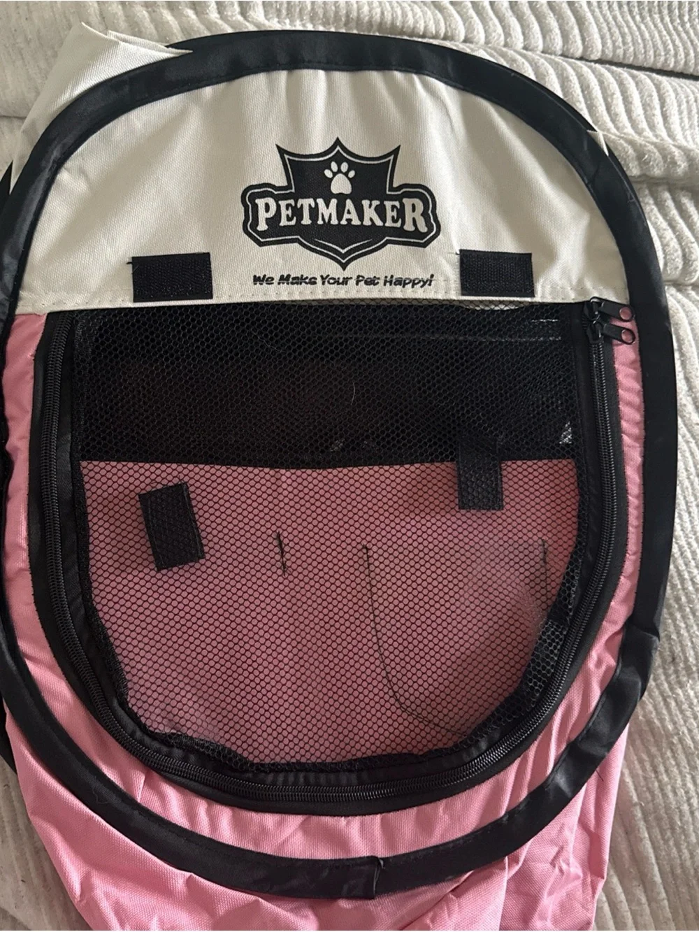 Pet Maker Portable Puppy Playpen - Small Pop-Up to 25lbs PINK